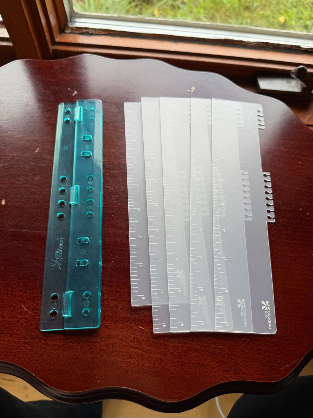 Erin Condren Hole Punch Ruler & 5 snap-in Rulers